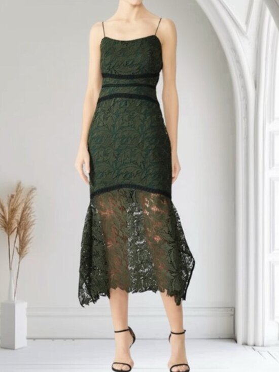 Stylestalker Dresses & Skirts - Stylestalker Ophelia lace flutter midi dress RTR sz S EUC